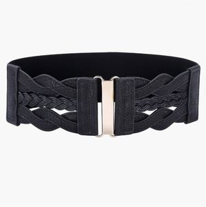 Women's Wide Elastic Belt Vintage